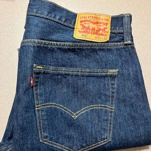 Dark Denim Levi’s 501 Jeans